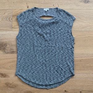 rag & bone capped sleeve top